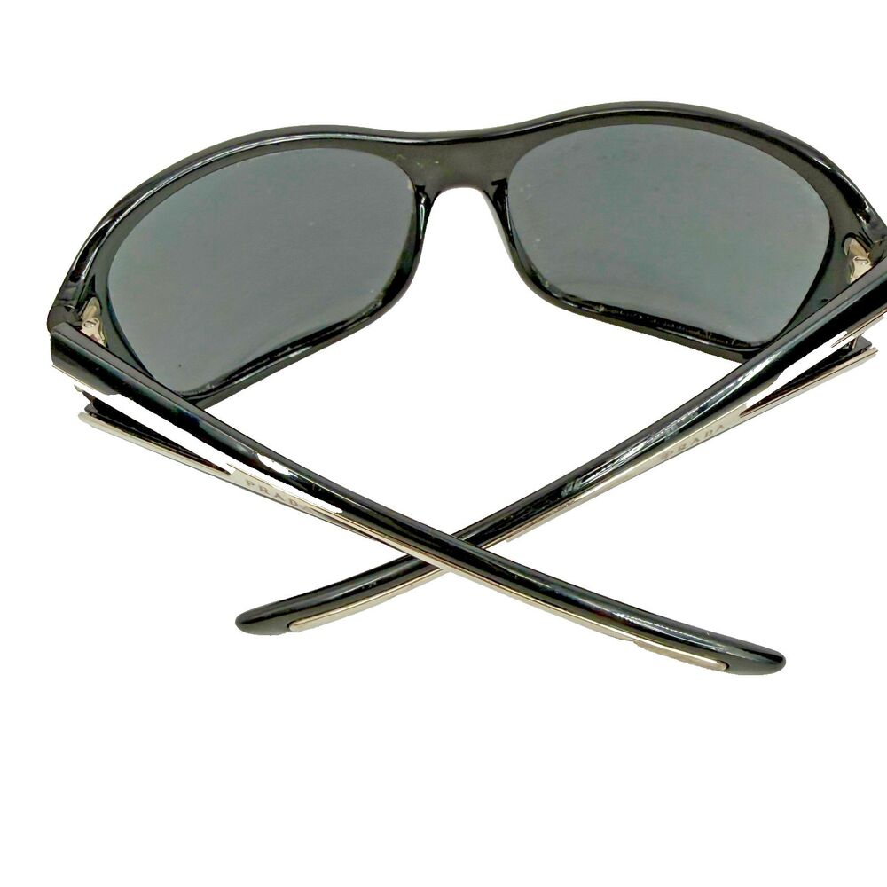 Prada Black Eyeglass Frames Sunglass SPR15L With Hard Case & Cleaning Cloth - Picture 6 of 8